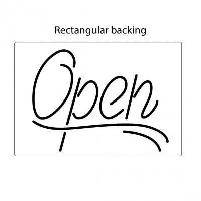 Backing type - Rectangular