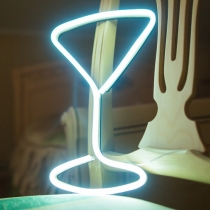 Martini Glass Unbreakable Neon Sign