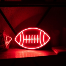 The Ball, Unbreakable Neon Sign, Neon Nightlight, Different colors, American Football 