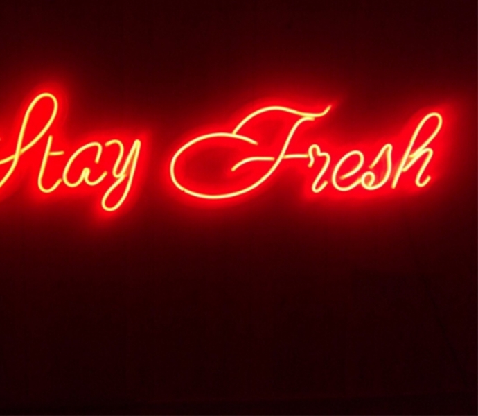 Stay fresh, Unbreakable Neon Sign Night Light, Frameless