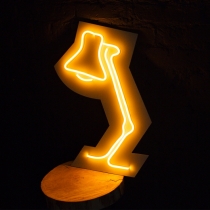 Desk Lamp Gold Unbreakable Neon Sign