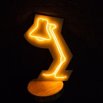 Desk Lamp Gold Unbreakable Neon Sign