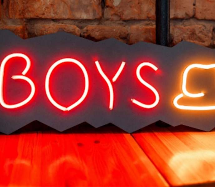 Boys Unbreakable Neon Sign