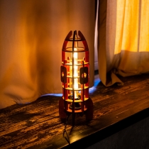 The Rocket, Table Lamp, Handmade Nightlight