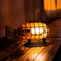 The Submarine, Table Lamp, Handmade Nightlight