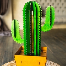 The Cactus, Table Lamp, Handmade Nightlight