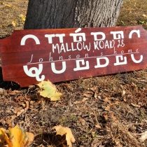 Customized Wooden Address Sign, Address Plaque, Rectangle, Outdoor, Waterproof