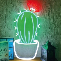 Cactus neon sign Unbreakable Neon Sign Night Light