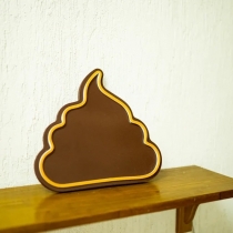 A Poop, Unbreakable Neon Sign