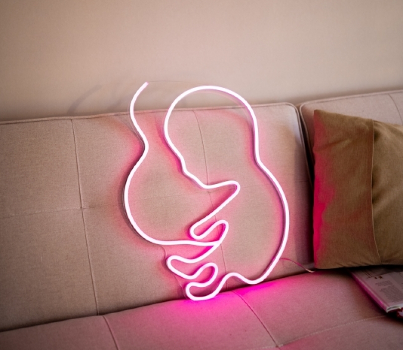 Baby fetus, Unbreakable Neon Sign