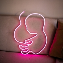 Baby fetus, Unbreakable Neon Sign