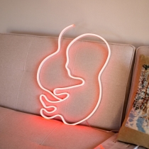 Baby fetus, Unbreakable Neon Sign