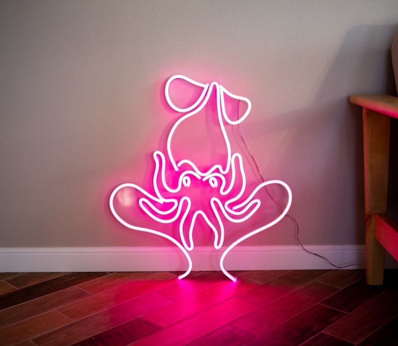 Squid, Unbreakable Neon Sign