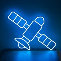 A Satellite, Unbreakable Neon Sign