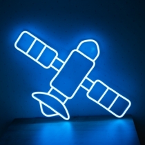 A Satellite, Unbreakable Neon Sign