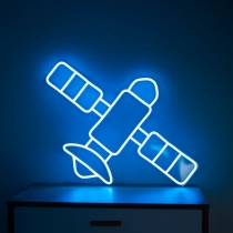 A Satellite, Unbreakable Neon Sign