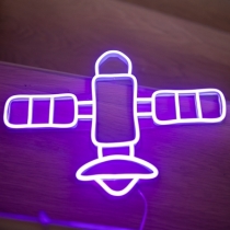 A Satellite, Unbreakable Neon Sign