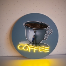 Coffee, Cup of coffee, Unbreakable Neon Sign