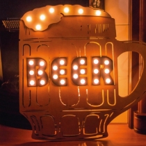 Beer Sign Wall Lamp