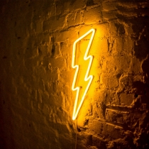 Big Bolt Lightning Unbreakable Neon Sign