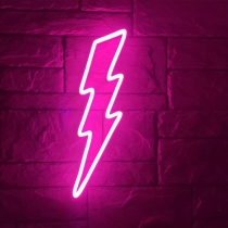 Big Bolt Lightning Unbreakable Neon Sign
