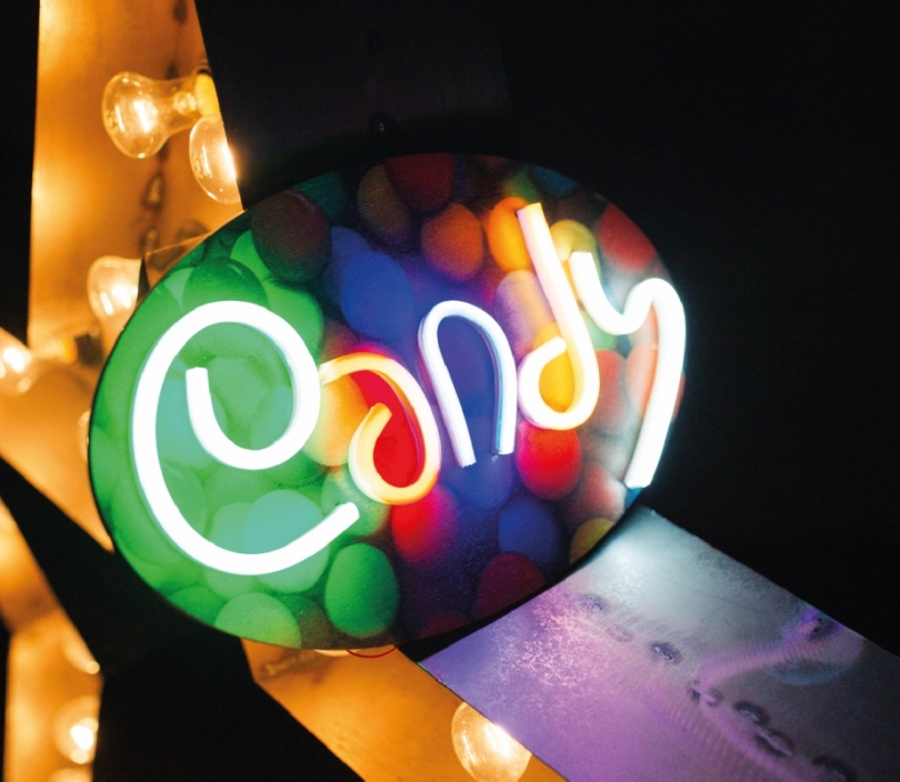 Candy, Unbreakable Neon Sign