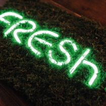 Fresh, Unbreakable Neon Sign