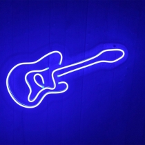 Guitar, Unbreakable Neon Sign, Music Sign