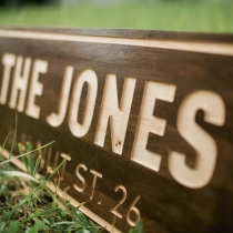 Customized Wooden Address Sign, Milling, Address Plaque, Outdoor, Waterproof