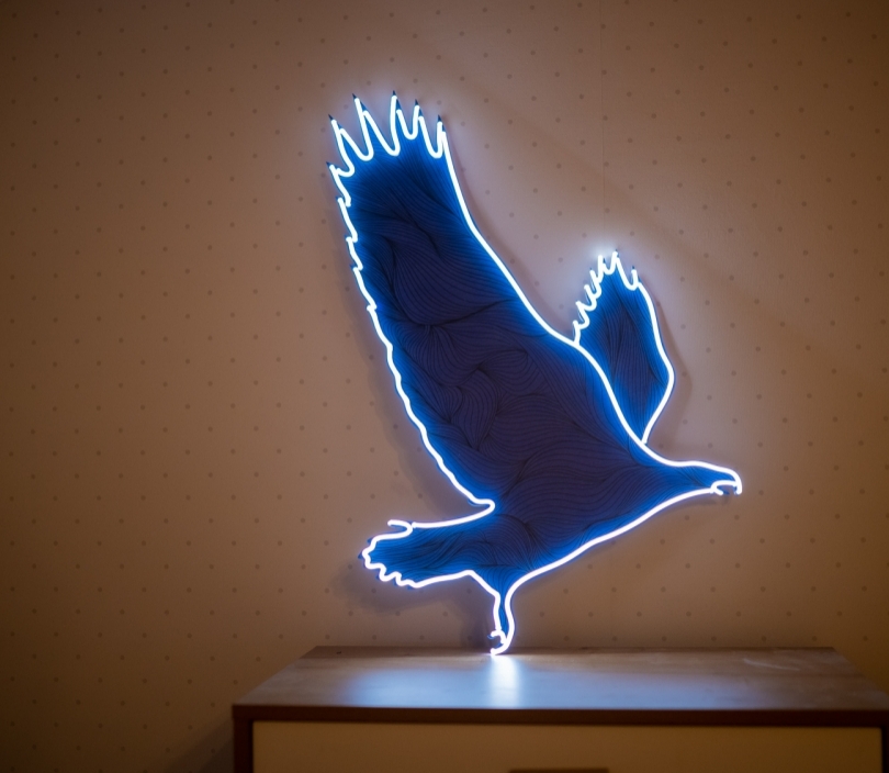 Bird, Eagle, Falcon, Unbreakable Neon Sign