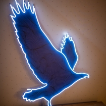 Bird, Eagle, Falcon, Unbreakable Neon Sign