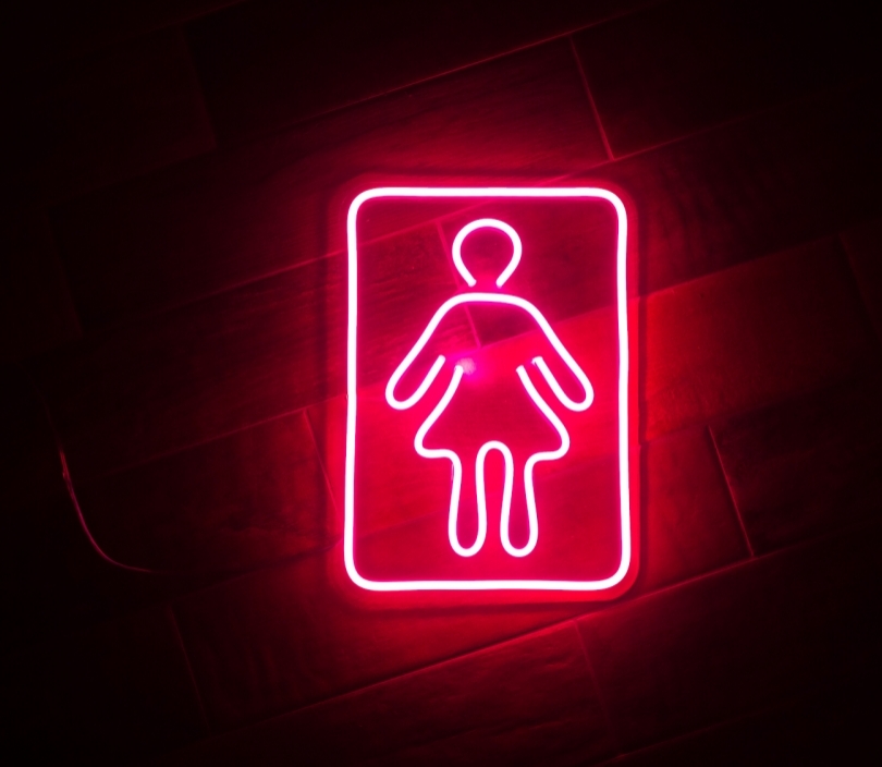 Girl & Boy, Man & Woman, Door sign, Different Designs, 1 or 2 pcs, Separately or Both, Unbreakable Neon Sign