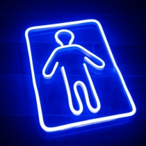 Girl & Boy, Man & Woman, Door sign, Different Designs, 1 or 2 pcs, Separately or Both, Unbreakable Neon Sign