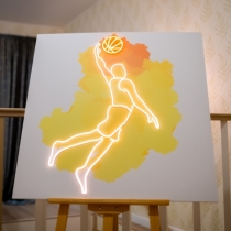 Basketball Player, Sport, Unbreakable Neon Sign