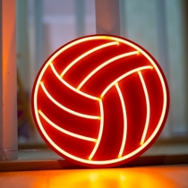 Ball, Volleyball, Sports, Unbreakable Neon Sign