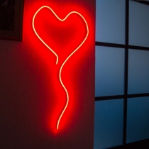 Heart Love Unbreakable Neon Sign Night Light Valentine's day, Anniversary