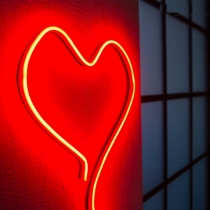 Heart Love Unbreakable Neon Sign Night Light Valentine's day, Anniversary