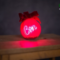 Custom Christmas Tree Ball with Neon Name + Additional Decorative Features, Christmas Tree Decor, Neon Sign, Christmas Toys