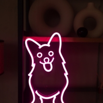 Neon Сorgi, Dog Neon Sign, Unbreakable Neon Sign, Neon Nightlight, Beautiful Gift