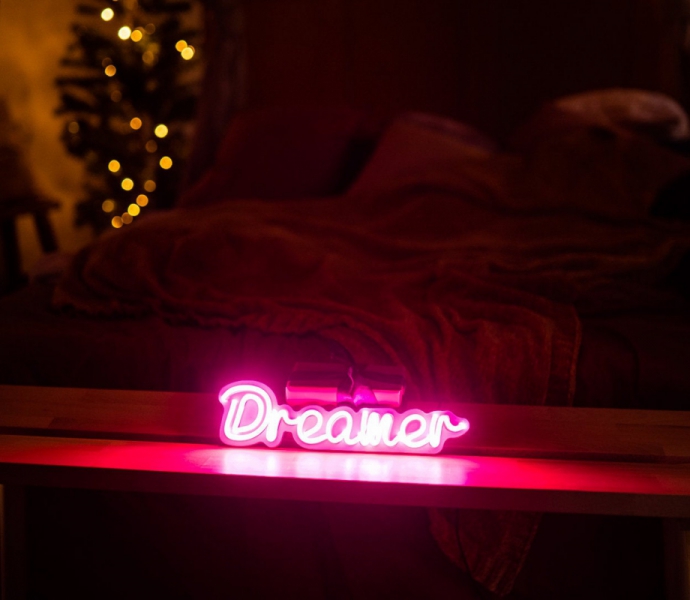 Dreamer (Small), Unbreakable Neon Sign, Neon letters
