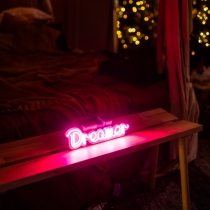 Dreamer (Small), Unbreakable Neon Sign, Neon letters