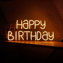 Happy Birthday, Unbreakable Neon Sign, Neon Nightlight, Beautiful Gift.