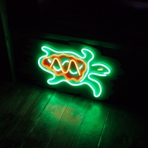 Turtle, Unbreakable Neon Sign, Neon Nightlight, Beautiful Gift.