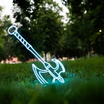 Battle Axe, Unbreakable Neon Sign, Neon Nightlight, Beautiful Gift.