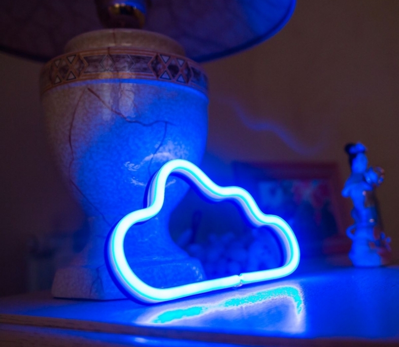 Little Cloud, Unbreakable Neon Sign, Neon Nightlight, Beautiful Gift.