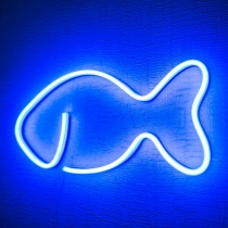 Big Fish, Unbreakable Neon Sign, Neon Nightlight, Beautiful Gift.