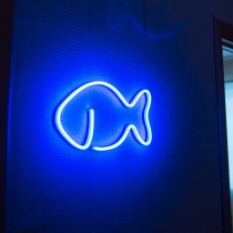 Big Fish, Unbreakable Neon Sign, Neon Nightlight, Beautiful Gift.