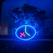 24 Hours, Unbreakable Neon Sign, Neon Nightlight, Beautiful Gift.