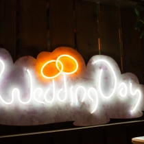 Wedding Day, Unbreakable Neon Sign, Neon Nightlight, Beautiful Gift.