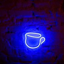 Cup, Unbreakable Neon Sign, Neon Nightlight, Beautiful Gift.